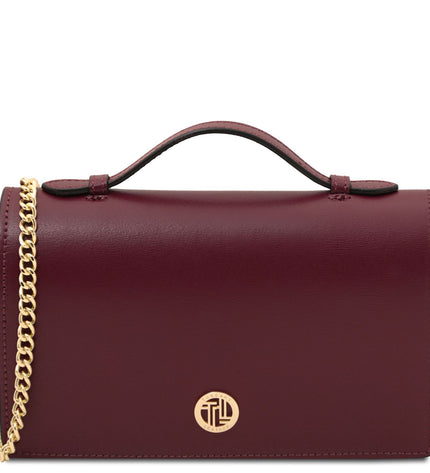 TL142505 – Opera - leren clutch with chain strap