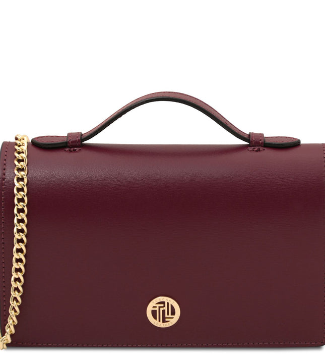 TL142505 – Opera - leren clutch with chain strap