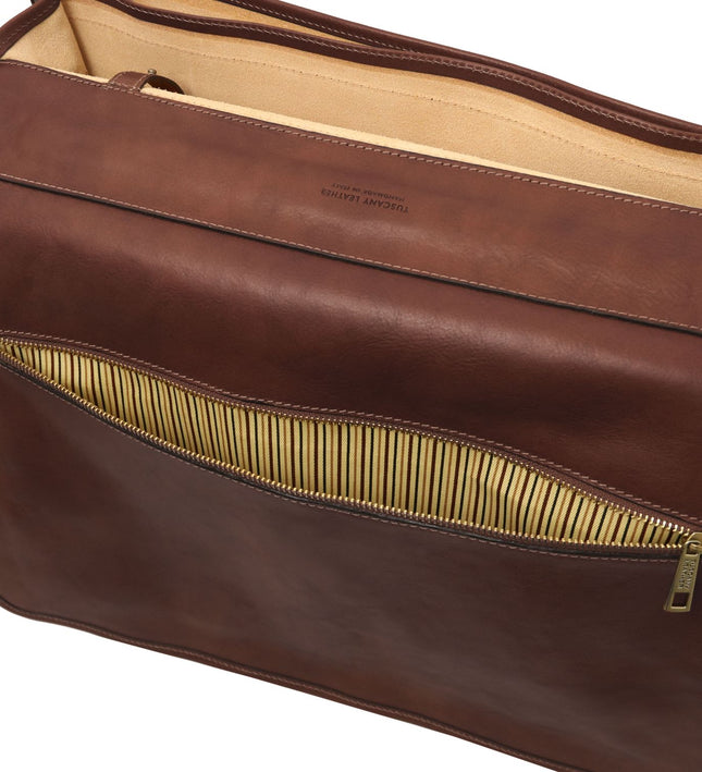 TL142073 – Ancona - leren messenger bag