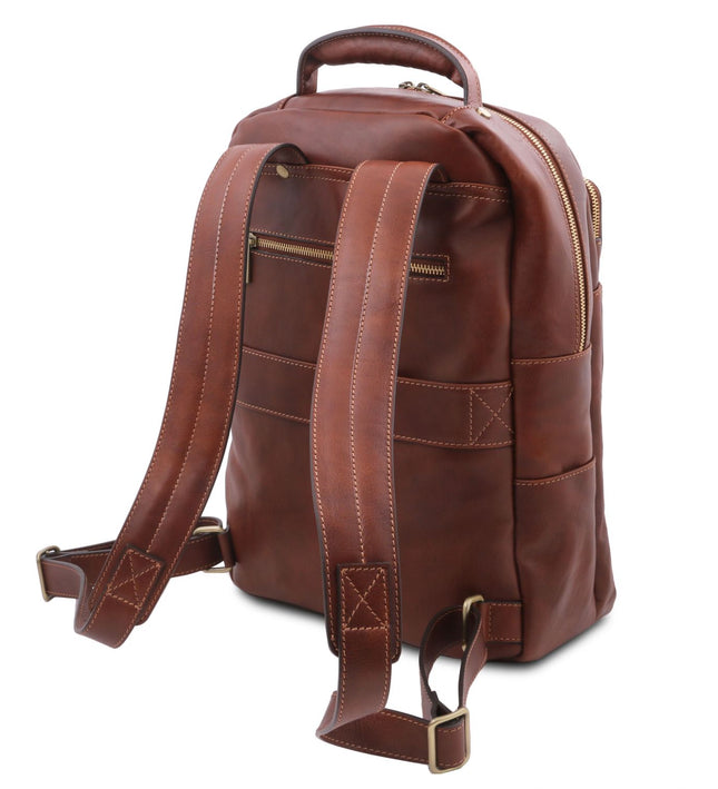 TL142205 – Melbourne - leren laptop backpack