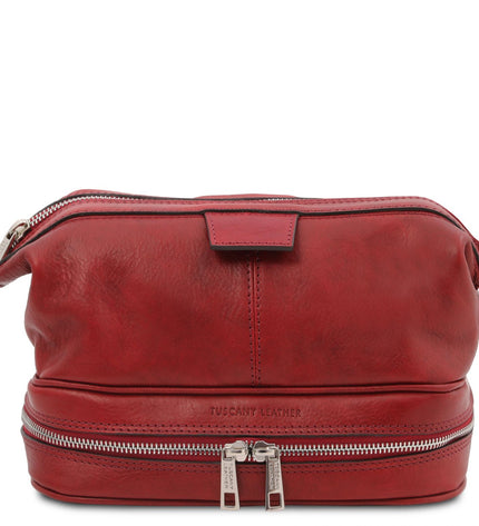 TL142204 – Jacob - leren toilet bag