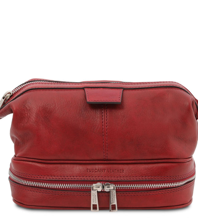 TL142204 – Jacob - leren toilet bag