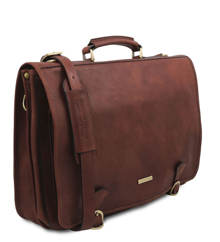 TL142073 – Ancona - leren messenger bag