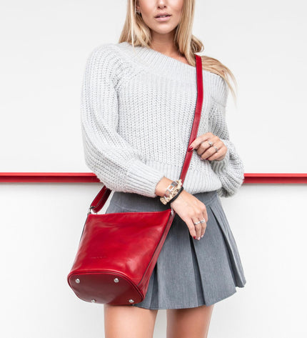 TL142334 – Giusi - leren shoulder bag