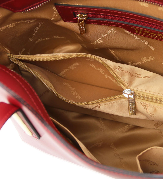 TL141412 – Olimpia - leren tote