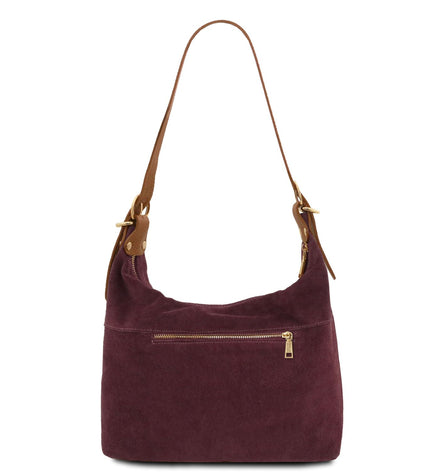 TL142419 – Sierra - Suede leren shoulder bag