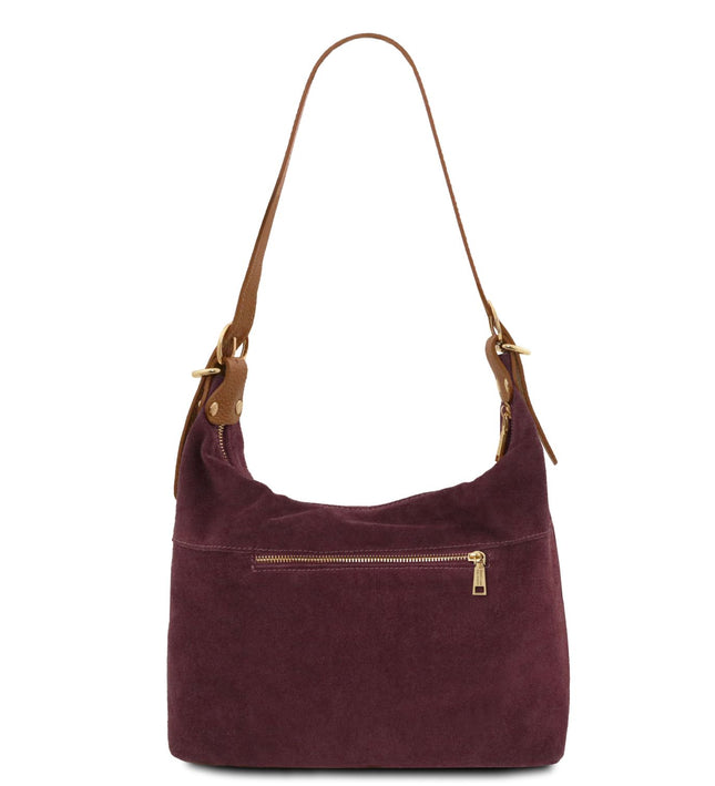 TL142419 – Sierra - Suede leren shoulder bag