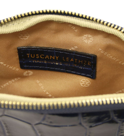 TL142514 – Vera - Croc print leren toiletry case