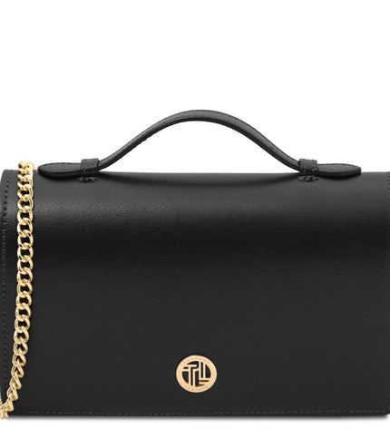 TL142505 – Opera - leren clutch with chain strap