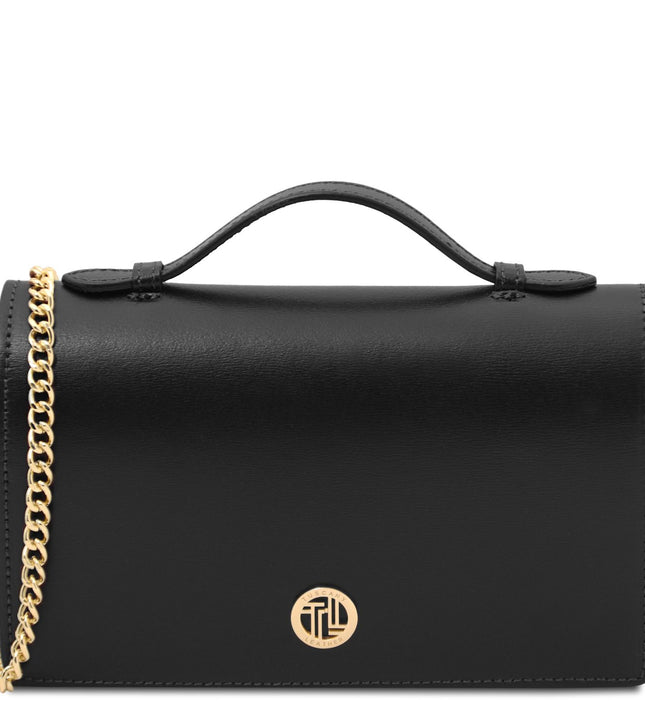 TL142505 – Opera - leren clutch with chain strap