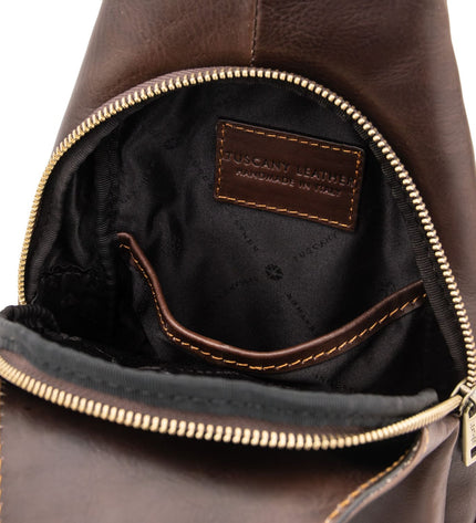 TL142423 – Kevin - leren crossover bag