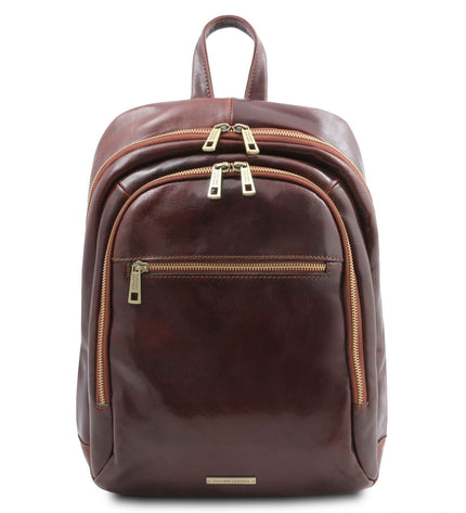 TL142049 – Perth - 2 Compartments leren backpack