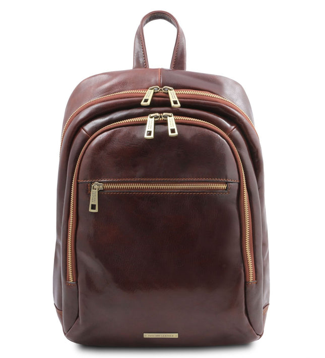 TL142049 – Perth - 2 Compartments leren backpack