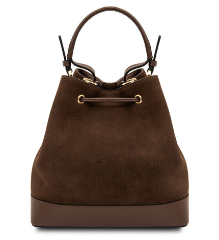 TL142476 – Minerva - leren bucket bag