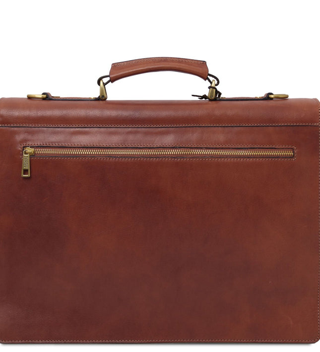 TL142448 – Cremona - leren briefcase 3 compartments