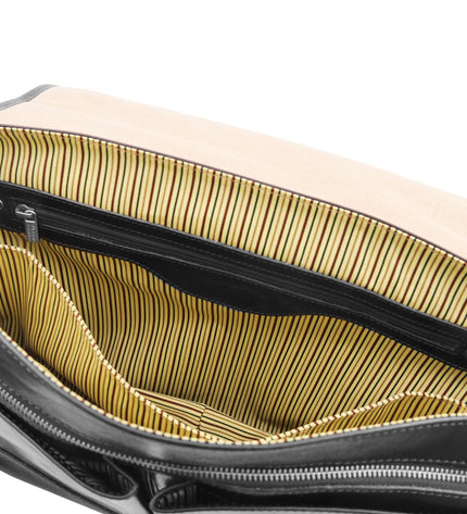 TL142068 – Mantova - leren multi compartment TL SMART briefcase with flap