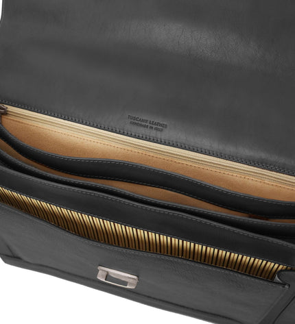 TL142448 – Cremona - leren briefcase 3 compartments