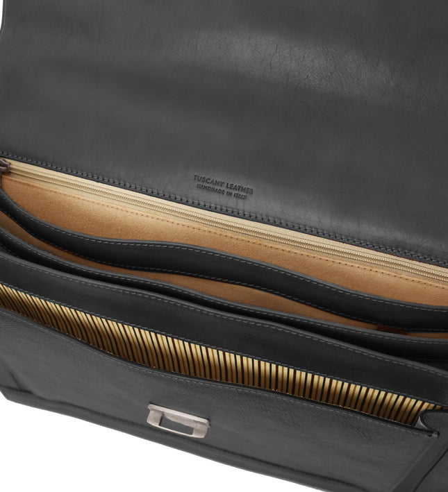 TL142448 – Cremona - leren briefcase 3 compartments
