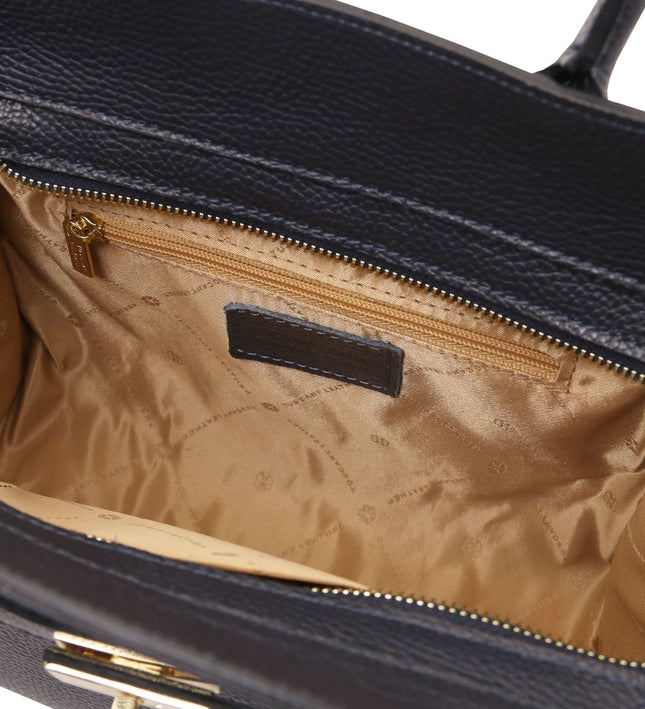 TL142507 – Origami - leren tote