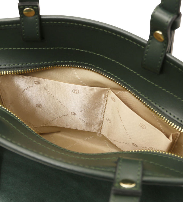 TL142261 – Glacette - Suede leren bucket bag