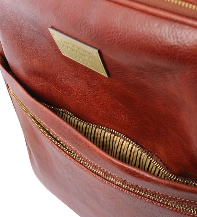 TL141911 – TL Voyager - 4-wielige verticale leren trolley