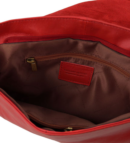 TL141110 – TL Bag - Soft leren shoulder bag with tassel detail