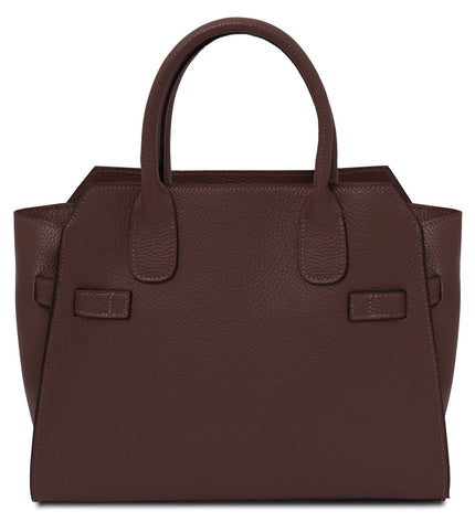 TL142507 – Origami - leren tote