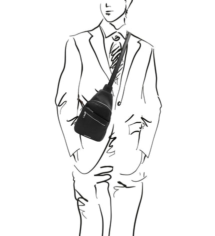 TL142022 – Albert - Soft leren crossover bag