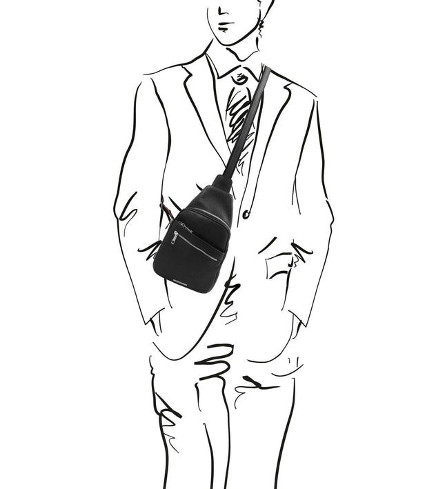 TL142022 – Albert - Soft leren crossover bag