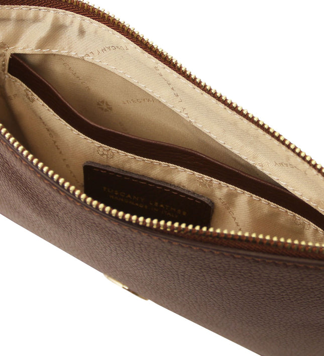 TL142461 – Diva - leren clutch with chain strap