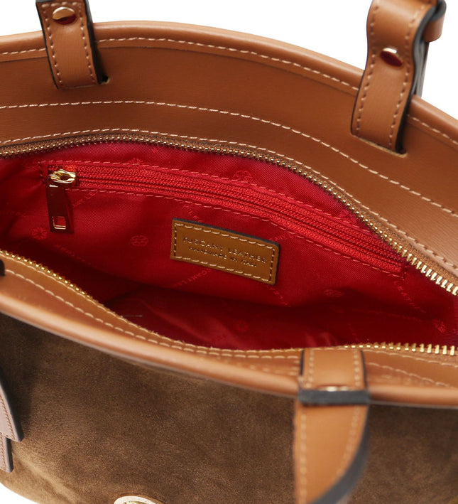 TL142261 – Glacette - Suede leren bucket bag