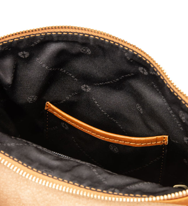 TL141407 – Jimmy - leren crossbody bag for men with front pocket