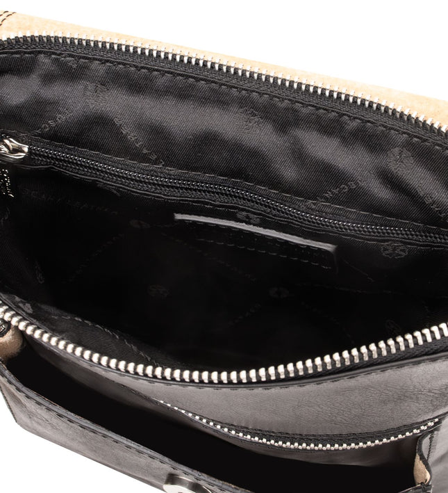 TL141407 – Jimmy - leren crossbody bag for men with front pocket