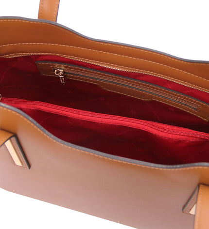 TL141412 – Olimpia - leren tote