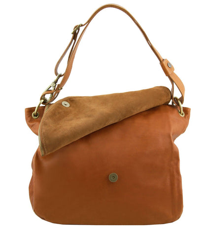 TL141110 – TL Bag - Soft leren shoulder bag with tassel detail