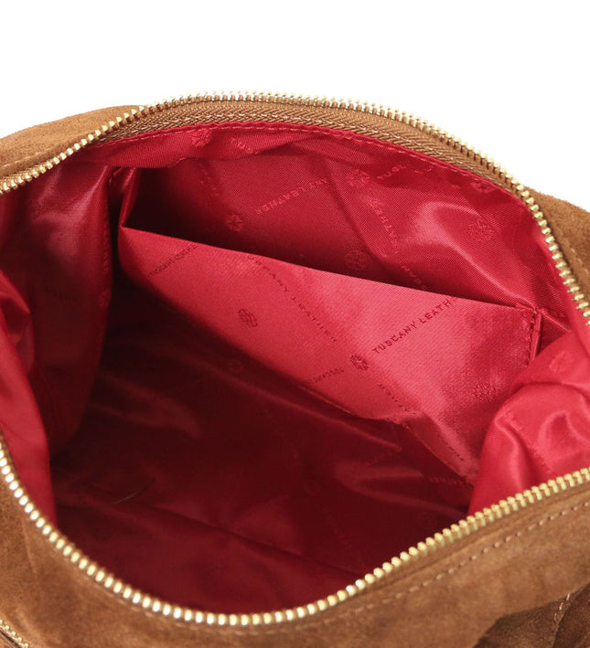 TL142419 – Sierra - Suede leren shoulder bag