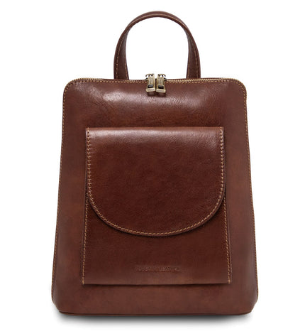 TL142410 – Paris - Small leren backpack for women