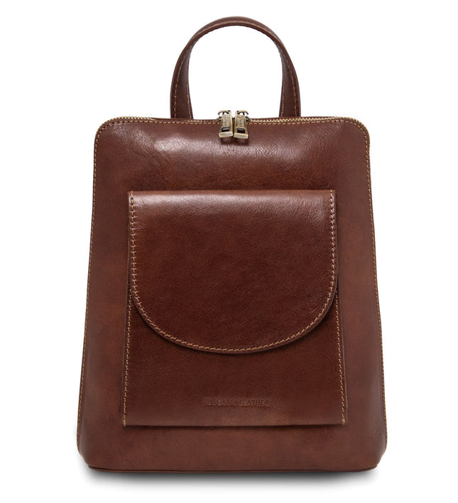 TL142410 – Paris - Small leren backpack for women