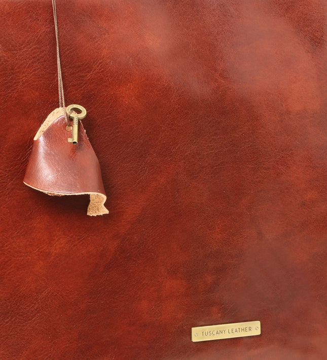 TL142068 – Mantova - leren multi compartment TL SMART briefcase with flap