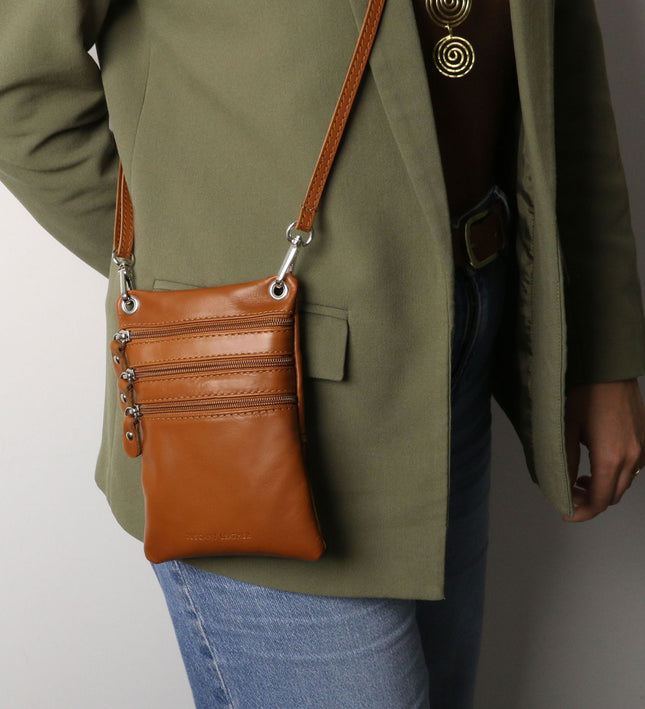 TL142432 – TL Bag - Soft leren mini cross bag