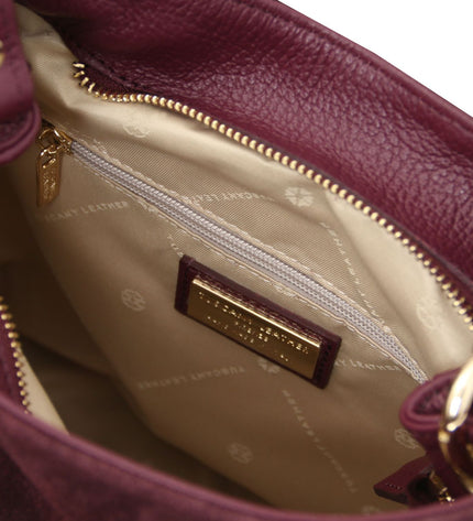 TL142512 – Nomade - Suede leren fringe shoulder bag