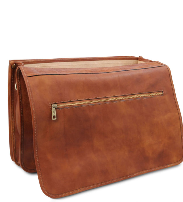 TL142073 – Ancona - leren messenger bag