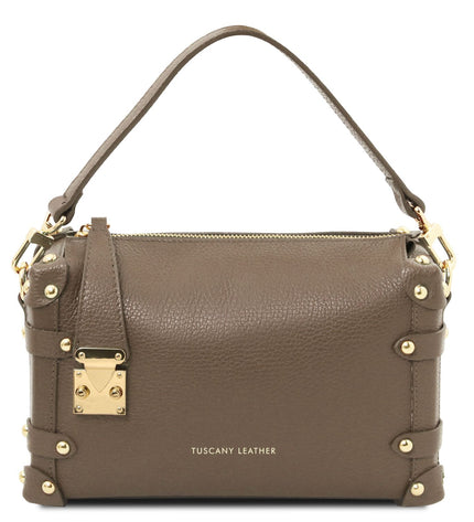 TL142422 – Praline - Soft leren duffle bag