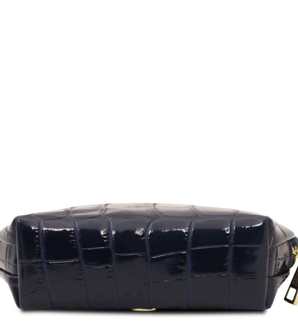 TL142514 – Vera - Croc print leren toiletry case