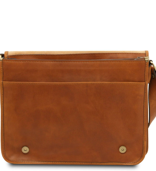 TL142430 – TL Messenger - Two compartments leren shoulder bag - Large size