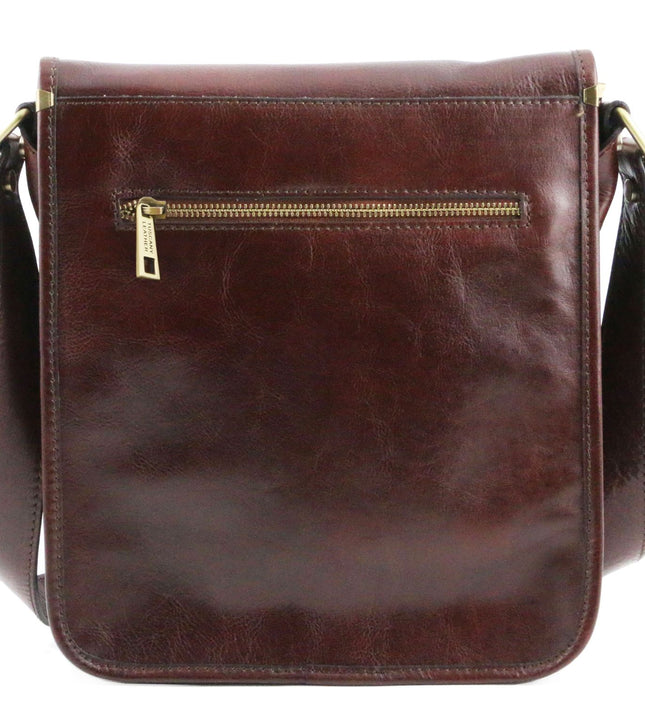 TL141255 – TL Messenger - Two compartments leren shoulder bag