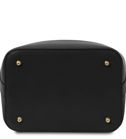 TL141531 – Vittoria - leren bucket bag