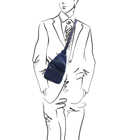 TL142022 – Albert - Soft leren crossover bag