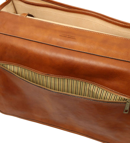 TL142073 – Ancona - leren messenger bag
