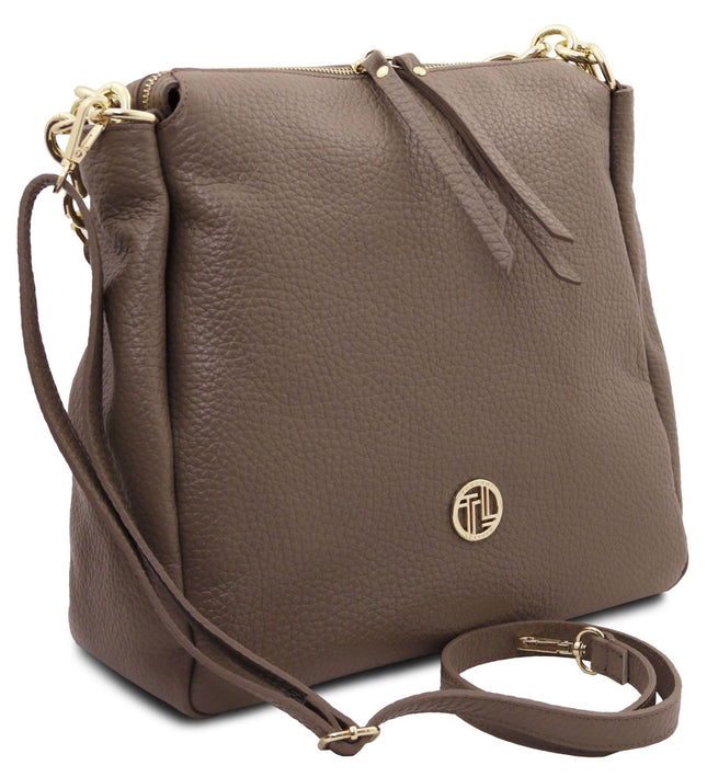 TL142385 – Amy - Soft leren shopping bag